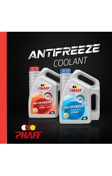 Phaff Organik Mavi Antifiriz 3l -56 Derece