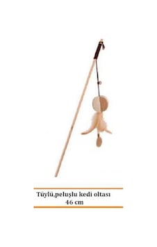 Eastland Tüylü Ve Peluşlu Kedi Oltası 46 Cm Eastland Tüylü Ve Peluşlu Kedi Oltası 46 Cm