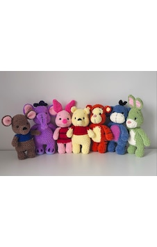 Winnie And Friends Tüm Set Çok Renkli Winnie And Friends Tüm Set Çok Renkli