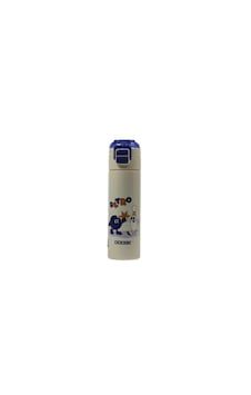 Dodge Db-24501 Çift Kullanım Pipetli/rahat İçim 500ml Çelik Matara Mavi