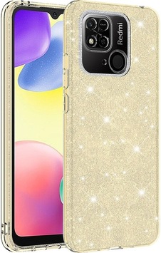Xiaomi Redmi 10c Kılıf Zore Shining Silikon Gold Xiaomi Redmi 10c Kılıf Zore Shining Silikon Gold