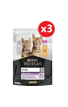 Pro Plan Junior Tavuklu Yavru Kedi Maması 400 Gr 3 Adet