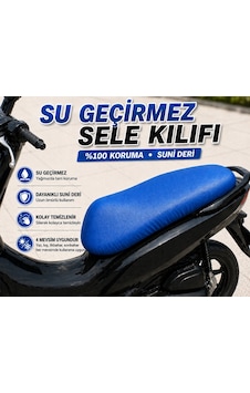 Honda Today 50 Motosiklet Sele Kılıfı Su Geçirmez Sele Koruma Mavi Honda Today 50 Motosiklet Sele Kılıfı Su Geçirmez Sele Koruma Mavi