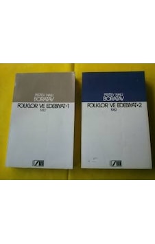 Pertev Nail Boratav Folklor ve Edebiyat Cilt 1-2 Takim 1991 Bask