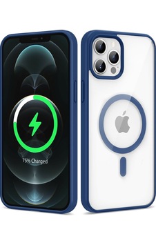 Apple Uyumlu iPhone 12 Pro Kılıf M-safe Wireless Şarj Özellikli Silikon Zore Ege Kapak Mavi Apple Uyumlu iPhone 12 Pro Kılıf M-safe Wireless Şarj Özellikli Silikon Zore Ege Kapak Mavi