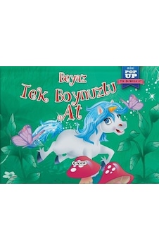 Beyaz Tek Boynuzlu At - Mini Pop-Up- Çiçek Yayıncılık Beyaz Tek Boynuzlu At - Mini Pop-Up- Çiçek Yayıncılık