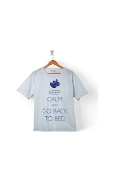 Keep Calm And Go Back To Bed Yatağa Geri Dön Çocuk Tişört 001