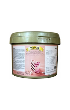 Vizyon Madame Cream Krem Patiseri İçin Beyaz Çikolatalı Baz 6 Kg