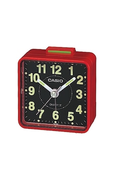 CASIO TQ-140-4DF ALARMLI KIRMIZI MİNİ ÇALAR MASA SAATİ
