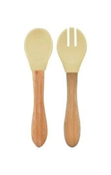 Oioi Mama Kaşığı Ve Çatal Seti 010600 Mellow Yellow Sku: Zeus8690010039873 27cm Oioi Mama Kaşığı Ve Çatal Seti 010600 Mellow Yellow Sku: Zeus8690010039873 27cm