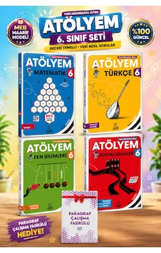 Arı Yayıncılık 6. Sınıf Atölye Seti 4 Kitap Maarif Modeli Arı Yayıncılık 6. Sınıf Atölye Seti 4 Kitap Maarif Modeli