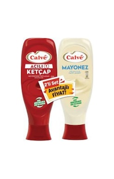 Calve 600gr Acılı Ketçap Light Mayonez 540gr Calve 600gr Acılı Ketçap Light Mayonez 540gr