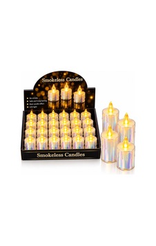 24 Adet Büyük Boy Pilli Damlalı Akan Mum Modeli - Neon Led Mum Çap : 3.8cm Yükseklik : 8cm İ10-018 Renkli 24 Adet Büyük Boy Pilli Damlalı Akan Mum Modeli - Neon Led Mum Çap : 3.8cm Yükseklik : 8cm İ10-018 Renkli