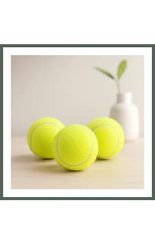 Bezos 3'lü Tenis Kort Topu - Poşetli Kartela Ambalaj Bzstk