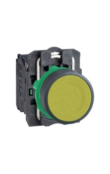 Schneider XB5AA5122 mm Yaylı Sarı Kumanda Butonu Plastik Schneider XB5AA5122 mm Yaylı Sarı Kumanda Butonu Plastik