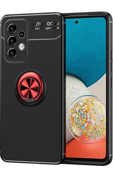 Galaxy A33 5g Kılıf Zore Ravel Silikon Kapak Siyah-Kırmızı Galaxy A33 5g Kılıf Zore Ravel Silikon Kapak Siyah-Kırmızı