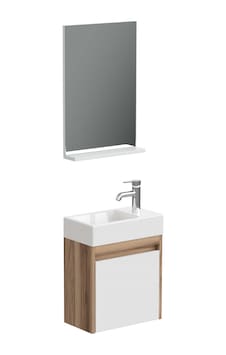 Aqua Bagno Minizia Banyo Dolabı 45 X 32 Cm. Doğal Ceviz -beyaz ,lavabo Dahil Abs.50.35.06.02 Ceviz - Beyaz Aqua Bagno Minizia Banyo Dolabı 45 X 32 Cm. Doğal Ceviz -beyaz ,lavabo Dahil Abs.50.35.06.02 Ceviz - Beyaz