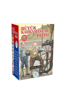 Büyük Kahramanlar Dizisi - 10 Kitap Takım - Hasan Yiğit - Mavi Çatı Yayınları