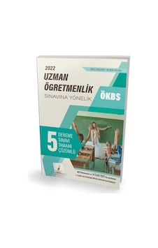ÖKBS Uzman Öğretmenlik Sınavına Yönelik Tamamı Çözümlü 5 Deneme Sınavı - Arzu Seçgin - Pelikan Yayınları ÖKBS Uzman Öğretmenlik Sınavına Yönelik Tamamı Çözümlü 5 Deneme Sınavı - Arzu Seçgin - Pelikan Yayınları