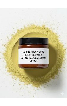 Ala Alpha Lipoic Acid Toz Saf Ve Yüksek Kalite Hammadde 250 Gr Aromasız Ala Alpha Lipoic Acid Toz Saf Ve Yüksek Kalite Hammadde 250 Gr Aromasız