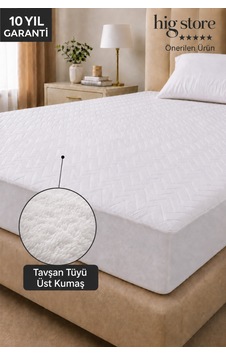 Tavşan Tüyü Peluş Sıvı Su Geçirmez Ultra Yumuşak Sessiz Fitted Tasarım Tek Çift Battal Boy Yatak Koruyucu Alez Beyaz Tavşan Tüyü Peluş Sıvı Su Geçirmez Ultra Yumuşak Sessiz Fitted Tasarım Tek Çift Battal Boy Yatak Koruyucu Alez Beyaz