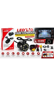 Park Kamerası - Mx-30 Led Li Park Kamerası Gece Görüşlü 2 İn 1 Ir Geri Görüş Kamerası Park Kamerası - Mx-30 Led Li Park Kamerası Gece Görüşlü 2 İn 1 Ir Geri Görüş Kamerası