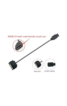 Venture Sata 5v 3pin Argb Adaptör Kablosu Venture Sata 5v 3pin Argb Adaptör Kablosu
