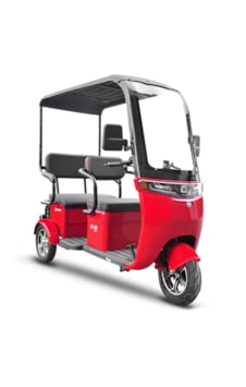 Yuki Greta Pro Üç Tekerlekli Motosiklet Kırmızı Yuki Greta Pro Üç Tekerlekli Motosiklet Kırmızı