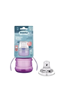 Mooma Baby Kulplu Alıştırma Bardağı 200 Ml 6+ Ay Mor Mooma Baby Kulplu Alıştırma Bardağı 200 Ml 6+ Ay Mor