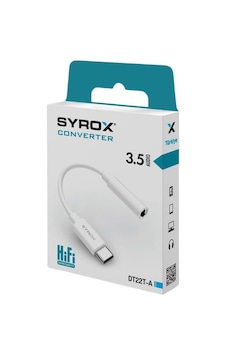 No35 Syrox Dt22t-a Type-c To Aux Dönüştürücü 1153682 No35 Syrox Dt22t-a Type-c To Aux Dönüştürücü 1153682
