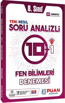 Puan Yayınları 8. Sınıf LGS Fen Bilimleri Çek Kopartlı Soru Analizli 10+1 Deneme P-097544 Puan Yayınları 8. Sınıf LGS Fen Bilimleri Çek Kopartlı Soru Analizli 10+1 Deneme P-097544