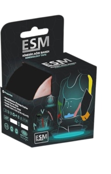 Esm Kinesio  Bandı Siyah 5 Mt