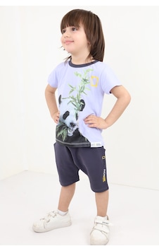 Toontoy Kids Toontoy Erkek Bebek Baskılı Şortlu Takım Mavi Toontoy Kids Toontoy Erkek Bebek Baskılı Şortlu Takım Mavi