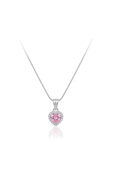 2em Konsept Vip Seri Kararmaz Çelik Kristal Pembe Kalp Figürlü Kadın Kolye 45 Cm Gümüş 2em Konsept Vip Seri Kararmaz Çelik Kristal Pembe Kalp Figürlü Kadın Kolye 45 Cm Gümüş