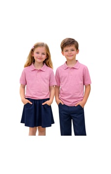 Erdem Kıds Unisex Kız Erkek Çocuk Polo Yaka Pamuklu Kısa Kol Pudra-toz Pembe Günlük Basic Okul Tişört Pembe Pembe Erdem Kıds Unisex Kız Erkek Çocuk Polo Yaka Pamuklu Kısa Kol Pudra-toz Pembe Günlük Basic Okul Tişört Pembe Pembe