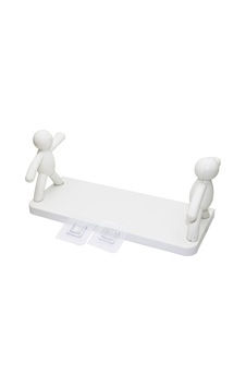Baysa-1124 Beyaz 13.5x33cm Rambo Manken Tutacaklı Plastik Etajer Baysa-1124 Beyaz 13.5x33cm Rambo Manken Tutacaklı Plastik Etajer