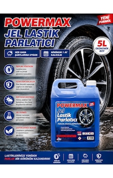 Powermax Jel Lastik Parlatıcı 5 L Araç Lastik Bakım Ürünü