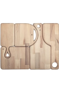 Ahşap Kesme Tahtası Seti 80x60x1.8 Ahşap