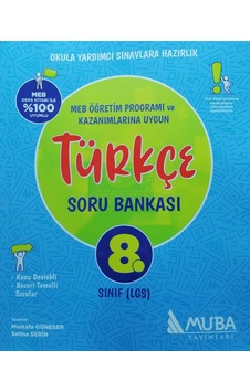 8.Sınıf Türkçe Soru Bankası - Muba Yayınları 8.Sınıf Türkçe Soru Bankası - Muba Yayınları