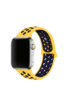 Apple Watch 40mm Uyumlu Kordon Silikon Esnek Yumuşak Delikli Spor Krd-02 Kayış