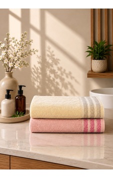 Pamuklu Banyo Havlusu 70x140 Çok Renkli Pamuklu Banyo Havlusu 70x140 Çok Renkli