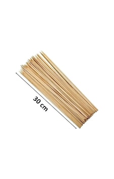 Ahşap Çöp Şiş Çubuğu 30 Cm - 50 Adet Mudanis Ahşap Çöp Şiş Çubuğu 30 Cm - 50 Adet Mudanis
