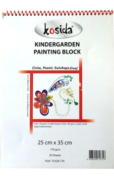 Resim Defteri Kindergarden 130g 25x35 25 Yaprak.