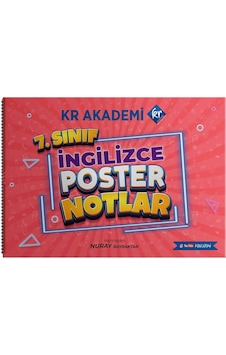 7. Sınıf İngilizce Poster Notlar KR Akademi 7. Sınıf İngilizce Poster Notlar KR Akademi
