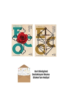 Umberto Eco / Gülün Adı - Foucault Sarkacı / 2 Kitap Set + Okuma Sticker'ları Umberto Eco / Gülün Adı - Foucault Sarkacı / 2 Kitap Set + Okuma Sticker'ları
