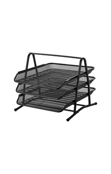 3'lü Metal Evrak Rafı