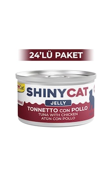 Gimcat Shinycat Jöle İçinde Ton Balıklı ve Tavuklu Kedi Konservesi 24 x 70 G Gimcat Shinycat Jöle İçinde Ton Balıklı ve Tavuklu Kedi Konservesi 24 x 70 G