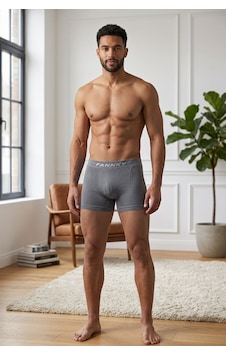 Fit Women Erkek Rahat Esnek Seamless Gri Boxer Fit Women Erkek Rahat Esnek Seamless Gri Boxer