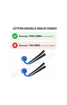 Ecovacs Deebot T80s Omni T80 Değil Uyumlu Yan Fırça-2 Adet