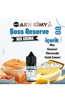 Akn Kimya Boss Reserve Cuttwood Mix Aroma Muz Karamel Cheescake Gıda Aroması 10 Ml Akn Kimya Boss Reserve Cuttwood Mix Aroma Muz Karamel Cheescake Gıda Aroması 10 Ml